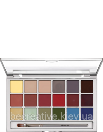 Театральний грим у палітрі 18 відтінків COLORING VISION PALETTE