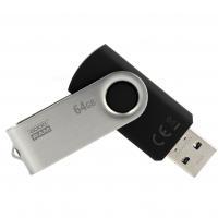 USB флеш накопичувач GOODRAM 64GB Twister Black USB 2.0 (UTS2-0640K0R11)