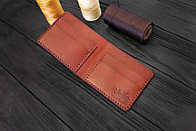 Чоловічий гаманець ручної роботи зі шкіри Краст VOILE mw1-kcog-lbrn, фото 2
