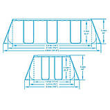 Каркасний прямокутний басейн BestWay 56456 (412x201x122 см), фото 6