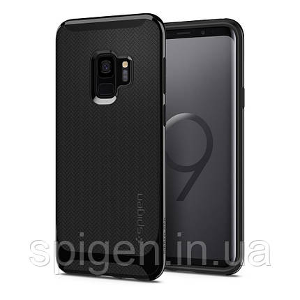 Чохол Spigen для Samsung S9 Neo Hybrid, Shiny Black, фото 1