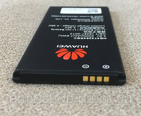 Акумуляторна батарея для Huawei Honor 3C Lite (HB474284RBC) клас Оригінал, фото 2