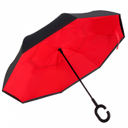 Зонт зворотного складання up-brella