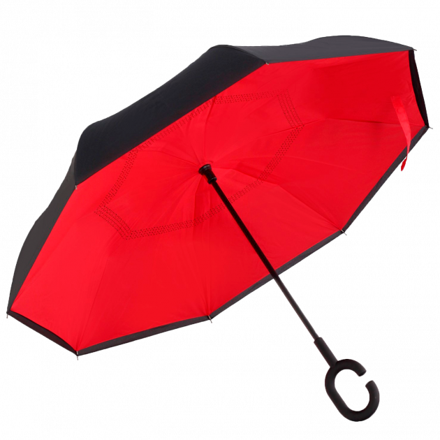 Зонт зворотного складання up-brella