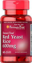 Червоний дріжджовий рис Puritan's Pride Red Yeast Rice 600 mg 60 capsules