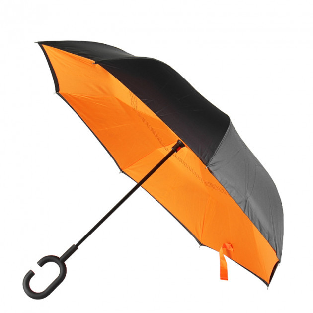 Зонт зворотного складання up-brella. Зонт навпаки, фото 1