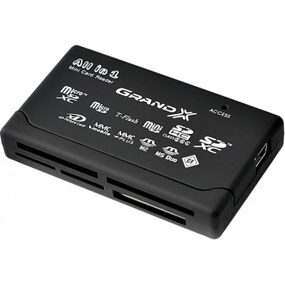 Зчитувач флеш-карт Grand-X CRX05Black
