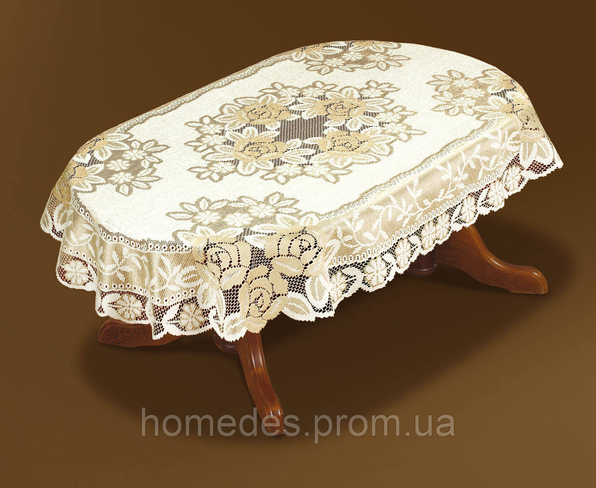 Скатерти 220х140 жаккардовые ажурные
