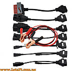 Набір ODB2 перехідників на австосканер DELPHI DS150E комплект кабелів для діагностичного сканеру Autocom діагностичний сканер, фото 2