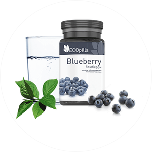 EcoPills Blueberry - Цукерки таблетовані для відновлення зору