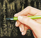 Гравюра панорама 'Слон' Золото (ГР-В2-02-06з), фото 10