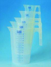 Стакан мірний LLG з ручкою, ПП, ISOLAB, 9013683