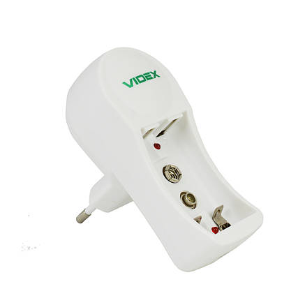 Зарядне Videx VCH-N201 2-канальне акумулятори AA+AAA+крона, фото 1
