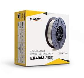 Зварювальний дріт алюмінієва ER-4043 (AK-5) 1 мм х 2кг (уп.)