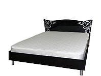 Модульная система для спальни «Фелиция новая» Мир Мебели РКММ Кровать 2сп (1,6м), черный