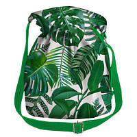 Сумка мішок Torba Тропические листья разные 30x30 см (TOR_15J013_IZ)