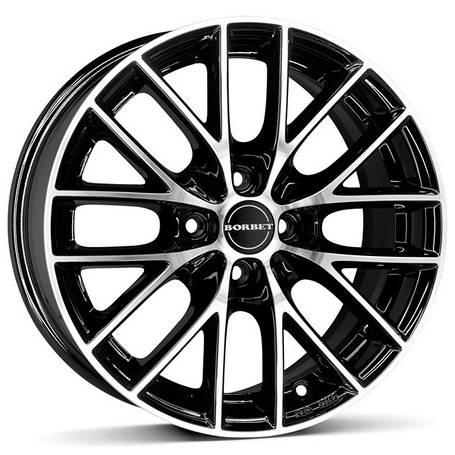 Диски Borbet BS4 колір Black Polished