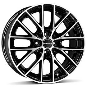 Диски Borbet BS4 колір Black Polished параметри 7J x 16" 4 x 98 ET 30