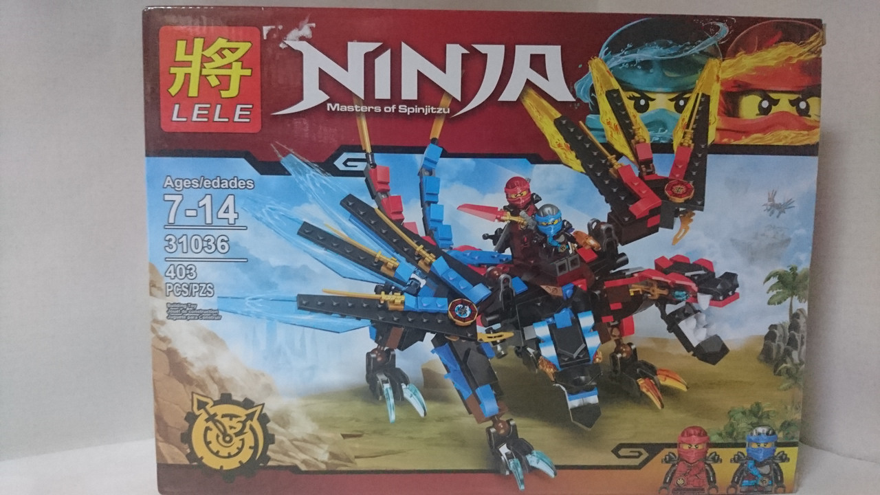 Конструктор Ninja "LELE" 31036 Лего Ніндзя 403дет