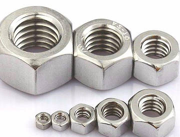 Гайка нержавіюча М24 DIN 934 (ГОСТ 5915-70 ГОСТ 5927-70) сталь А2 і А4