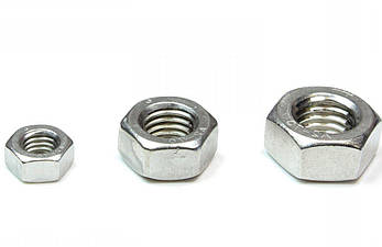 Гайка нержавіюча М24 DIN 934 (ГОСТ 5915-70 ГОСТ 5927-70) сталь А2 і А4, фото 2