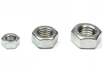 Гайка нержавіюча М27 DIN 934 (ГОСТ 5915-70 ГОСТ 5927-70) сталь А2 і А4, фото 1