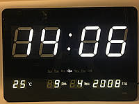 Настенные электронные часы JH-4632 white (46x32см/Руское меню)