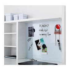МІККЕ Високий додатковий модуль, білий, 105x65 см, 90180025, IKEA, ІКЕА, MICKE, фото 3