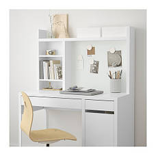 МІККЕ Високий додатковий модуль, білий, 105x65 см, 90180025, IKEA, ІКЕА, MICKE, фото 3