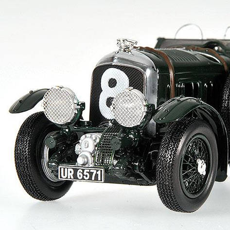 ENTLEY BLOWER - 4,5 LITRE SUPERCHARGED - BANJAFIELD / RAMPONI - 24H LE MANS 1930. 1/43 MINICHAMPS 436139530, фото 2