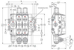 Пропорційний секційний гідророзподільник Walvoil SDS180