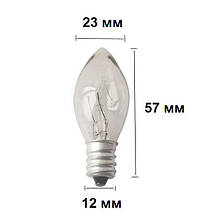 Лампа розжарювання 10 Вт E10 220 В для нічника ST71