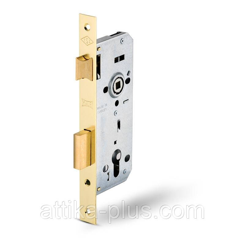 Замок врізний KALE 152-R(латунь)(backset 40mm)без циліндра