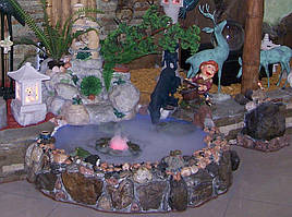 Дизайн водоема из пласиковой формы. 6