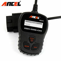 Діагностичний сканер для авто OBD-2 EOBD ANCEL AD210, фото 3