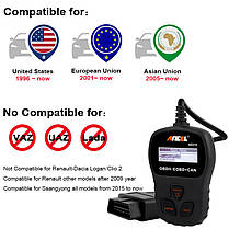 Діагностичний сканер для авто OBD-2 EOBD ANCEL AD210, фото 4