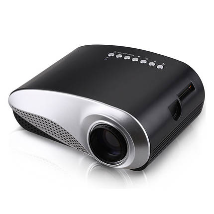 Портативний мультимедійний Проектор з динаміком Led Projector RD802 Black, фото 1