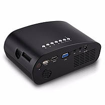 Портативний мультимедійний Проектор з динаміком Led Projector RD802 Black, фото 5