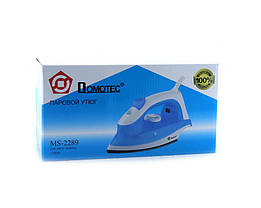 Парова праска Domotec MS 2289 1200W тефлонова підошва, фото 5