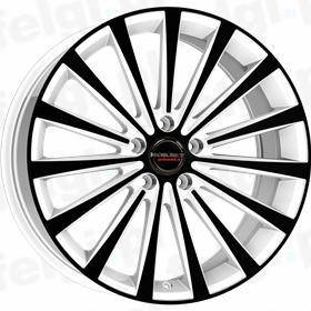 Диски Borbet BLX колір White Black Glossy