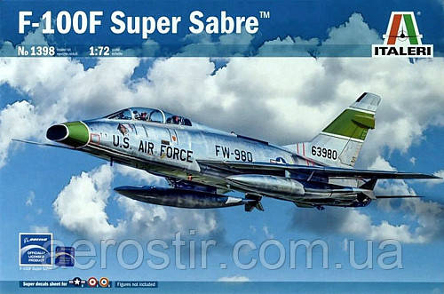 F-100F Super Sabre 1/72 Italeri 1398