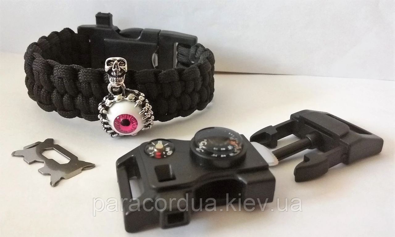 Браслет виживання з паракорда 15 в 1, з Бусиною