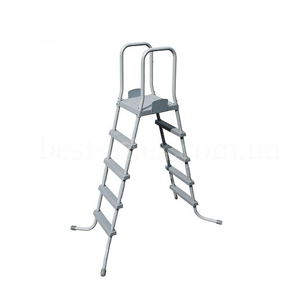 Драбина Bestway 58337 для басейну (132 см) з майданчиком