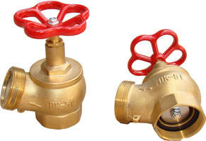 Купить Кран пожарный латунный угловой ДУ50 125 град. (нар.-нар.), цена ...