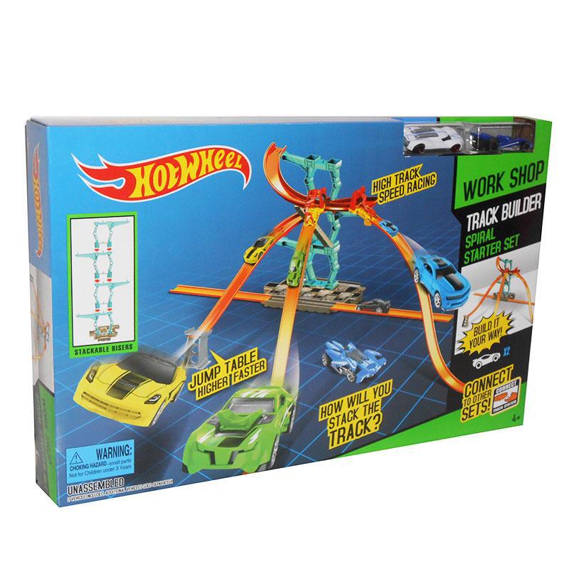Трек з гірками Hot Wheels 5772 хот вілс з двома машинками