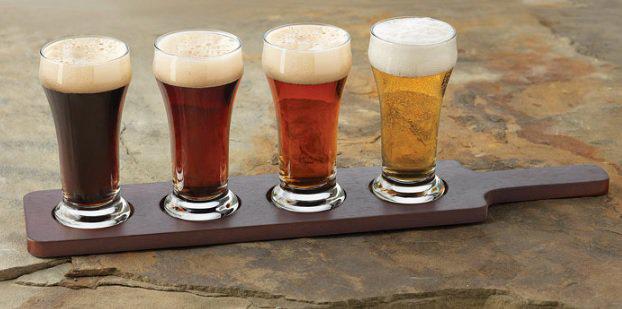 Підставка для дегустації пива 429х89 мм на 4 келиха Libbey Beer samplers 916713
