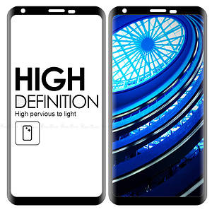 Захисне скло на LG V30 Plus чорне