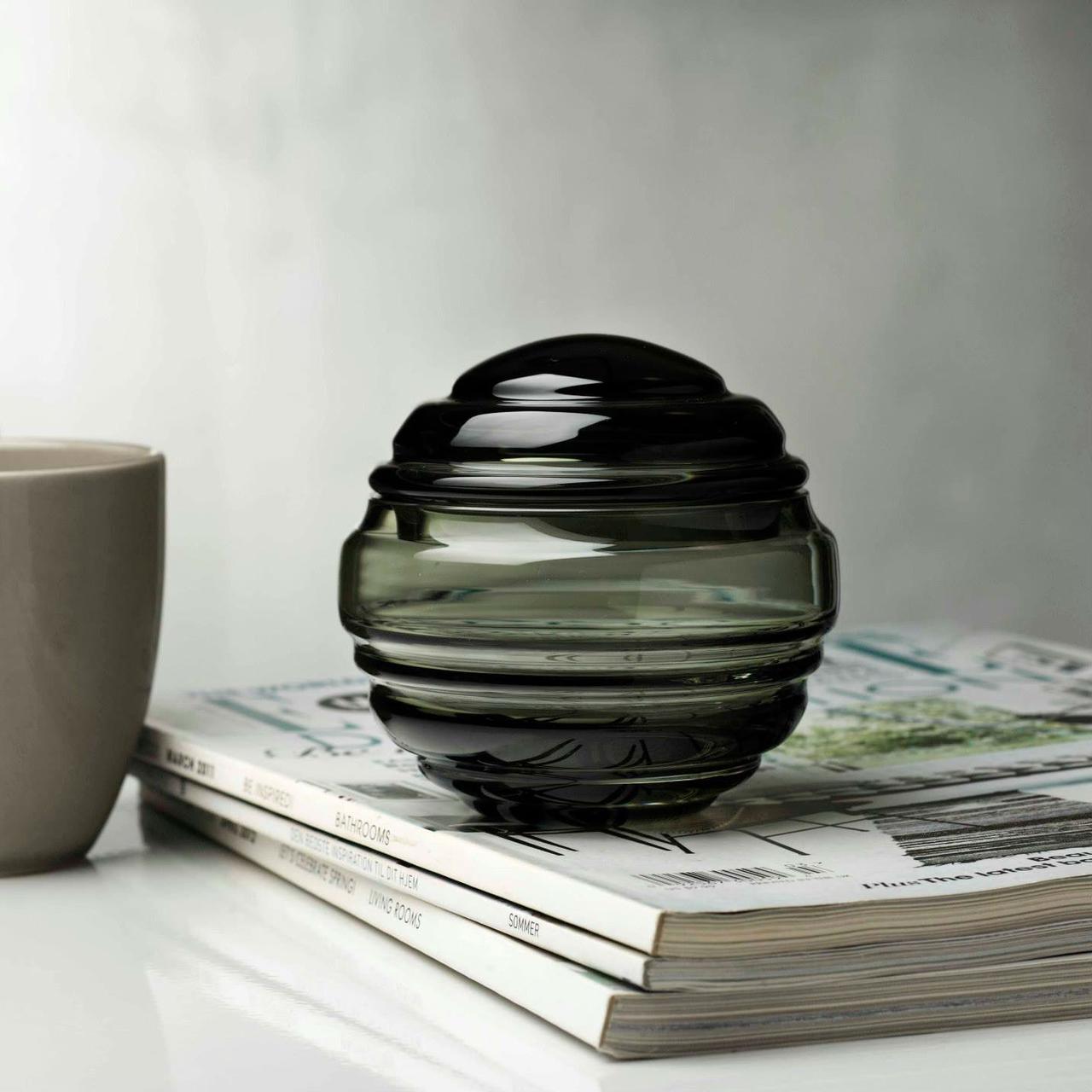 Цукерниця Nest Smoke 200 мл Nude Glass, фото 1