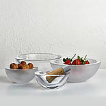 Фруктовниця кришталева Essence 1000мл Nude Glass, фото 4