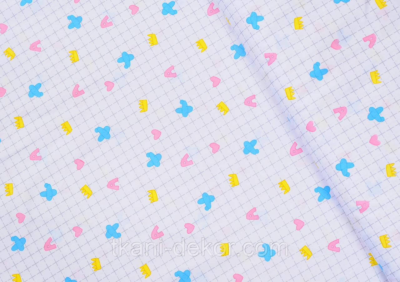 Сатин (хлопкова тканина) піктограми на клітинці (0,45*160), фото 1